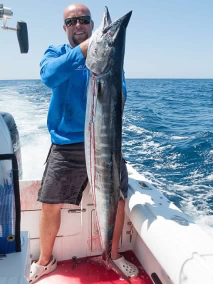 Captain Russ Laky with Wahoo