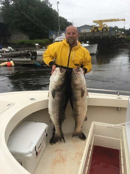 Russ with two stripers