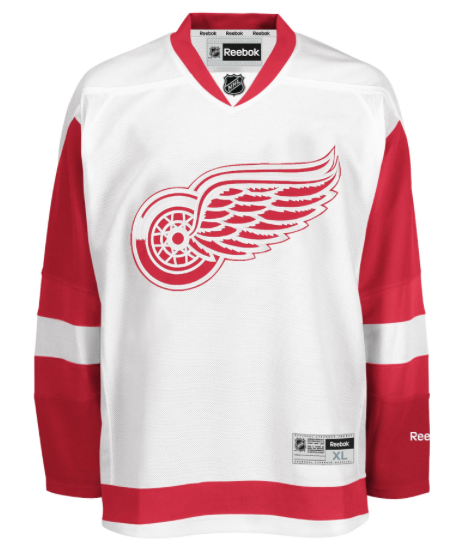 detroit red wings blank jersey