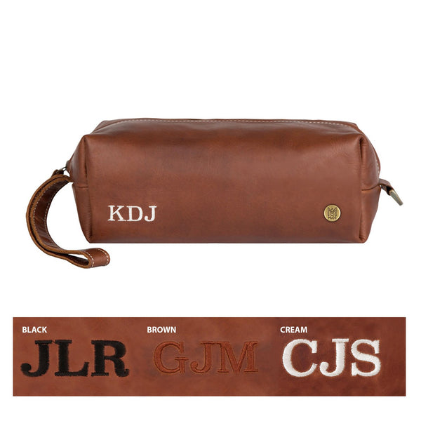 personalised leather bag mens