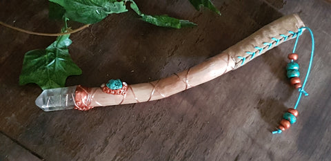 handcrafted wicca pagan wand