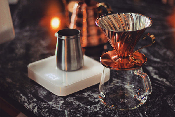 weight your coffee for v60