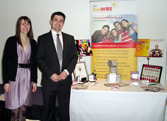 Jon & Louise at the Shell LiveWIRE Networking Day