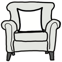 Decorative Throw Pillow Size Guide for Arm Chair