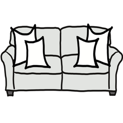 decorative throw pillow size guide for maximalist standard sofa