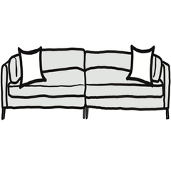decorative throw pillow size guide for minimalist deep sofa