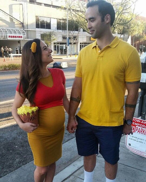 ic:Halloween costume for pregnant woman - Winnie the Pooh
