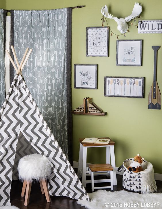 Pantone Color of the Year 2017: Greenery for the baby nursery