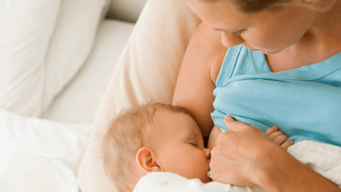 mother breastfeeds baby, how to introduce sippy cup, sore nipple cream | The Spoiled Mama