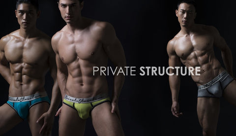 Private Structure is a brand that specializes in designing underwear and activewear fit for every man everywhere.... These collections come equipped with eye catching looks and colors that are always on the cutting edge of fashion.  Get ready to get noticed!