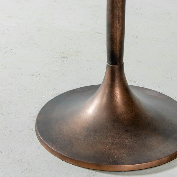 metal tulip side table