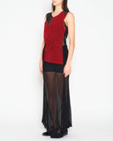 COMME des GARÇONS disjointed bodice dress