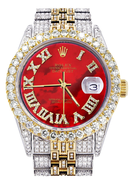 iced out red face rolex
