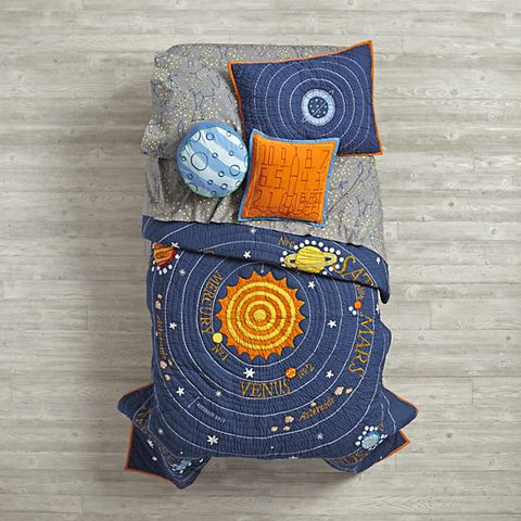 One Tiny Tribe roundup of awesome bedding for a boy's room
