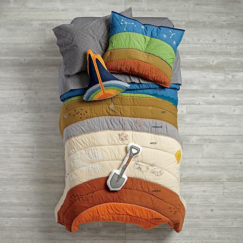 One Tiny Tribe roundup of awesome bedding for a boy's room