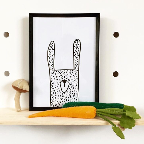 "Oliver the bunny" printable by One Tiny Tribe