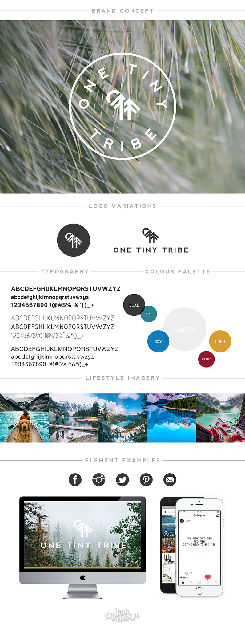 One Tiny Tribe brand refresh - style guide