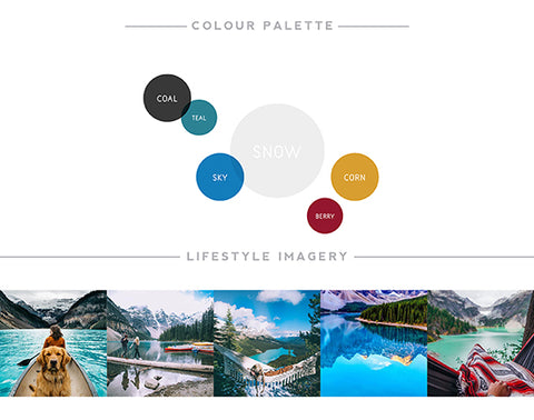 One Tiny Tribe brand refresh colour palette