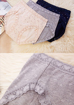 Ribbon Pattern Sanitary Shorts