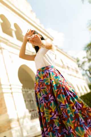 Printed Long Skirt Plaza Shah Alam