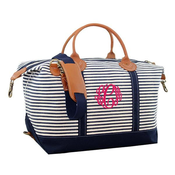 Cosmetic Bag Tassen & portemonnees Bagage & Reizen Weekendtassen Monogram Tote Overnight Luggage Canvas and Hot Pink Weekender Monogrammed Travel Bag Personalized Weekender Bag 