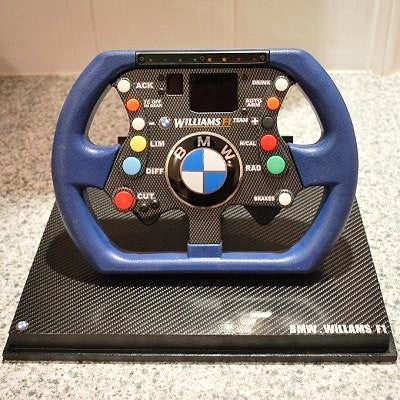 BMW Williams F1 steering wheel replica full size – Racefan F1 Memorabilia