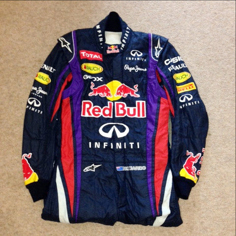 Daniel Ricciardo Worn Race Suit Overalls 2013 F1 Red Bull Racefan F1 Memorabilia