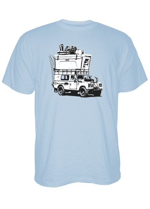 Adventure Vehicle Tee Shirt in Carolina Blue by YETI