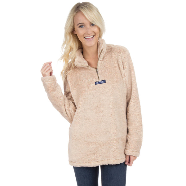 sherpa pullover on sale