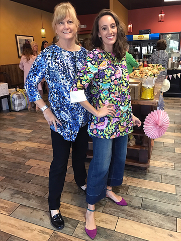 This mother daughter duo are looking chic in their CHICASUAL tunic tops. 