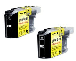 ValuePack (2 Count): Includes Compatible Replacement Brother Ink Cartridges for select Printers / Faxes Compatible with Brother DCP-J152, MFC-J285, J450, J470, J475, J650, J6520, J6720, J6920, J870, J875, LC103BK- Includes TWO BLACK Cartridges.