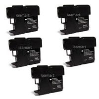 ValuePack (5 Count): Includes Compatible Replacement Brother Ink Cartridges for select Printers / Faxes Compatible with Brother High Capacity, DCP-6690 CW, MFC-5890CN, MFC-6490CW, LC65BK- Includes FIVE BLACK Cartridges.