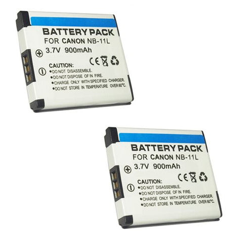 ValuePack (2 Count): Extended Performance Replacement Battery for Specific Digital Camera and Camcorder Models / Compatible with Canon NB-11L, IXUS 125HS, IXUS 240HS, PowerShot A2300, PowerShot A2400, PowerShot A3400, PowerShot A4000
