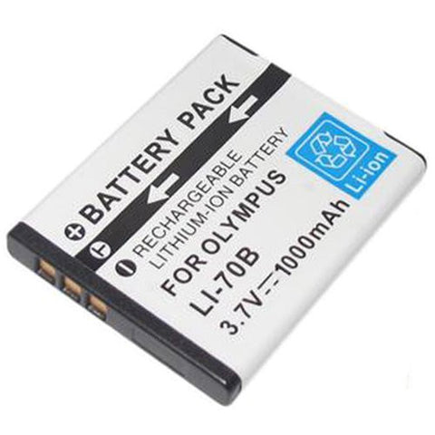Extended Performance Replacement Battery for Specific Digital Camera and Camcorder Models / Compatible with Olympus Li-70B, FE-4020, FE-4040, X-940