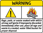 Woca Canada -warning label
