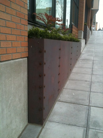 Modern Steel Planter