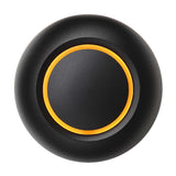 Black doorbell button with amber illumination True by Spore