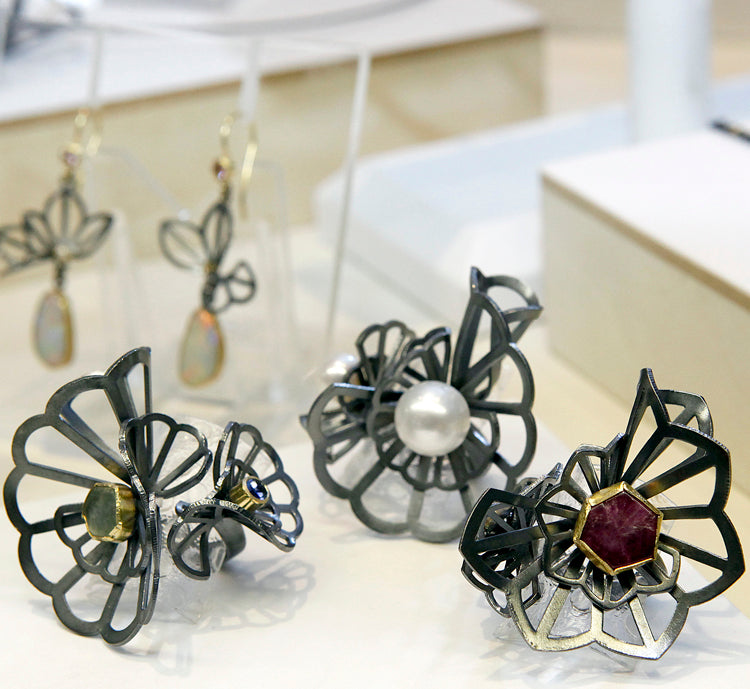 Origami rings by Karin Jacobson Jewelry Design