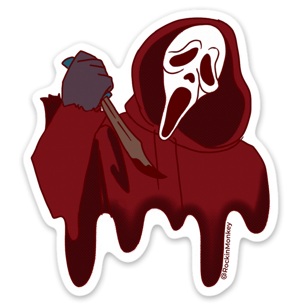 Scream Ghostface Sticker 1395