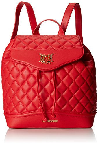 moschino backpack red