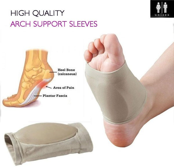 compression arch support sleeves