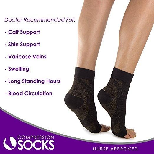 plantar fascia support socks