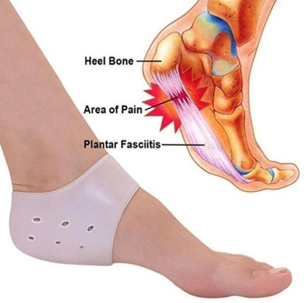silicone sole for heel pain