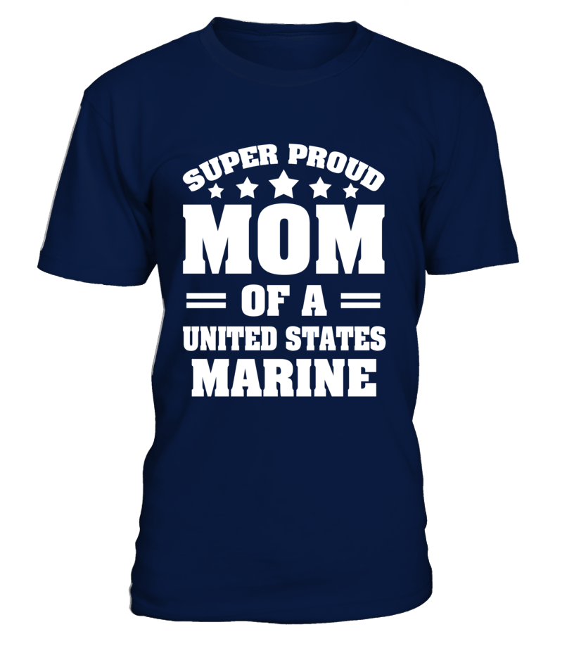 Super Proud Marine Mom T Shirts Motherproud