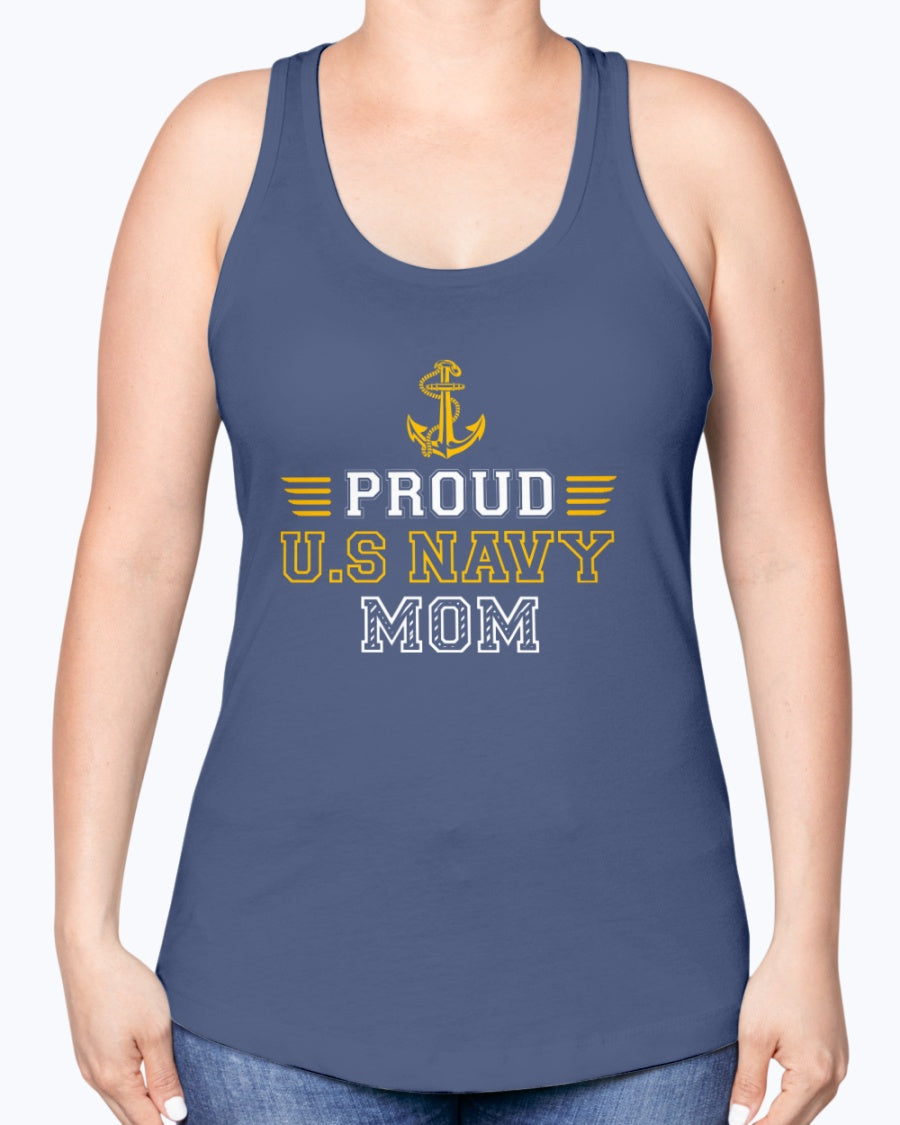 Proud Us Navy Mom Logo T Shirts Motherproud 