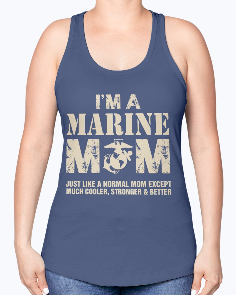 Proud Marine Mom Much Cooler T Shirts Motherproud 