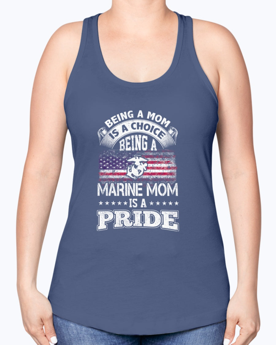 Proud Marine Mom Choice T Shirts Motherproud 
