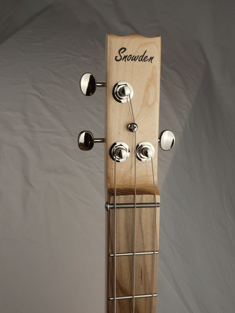 Solid Body 3 String Electric Parlor Guitar #SB-30 and Gig Bag