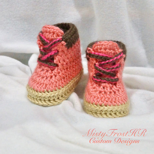 crochet timberland boots