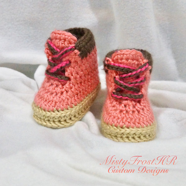 Crochet Timberland Inspired Workboots 